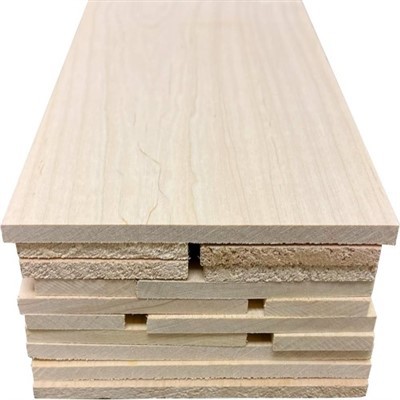 Dalle en bois d'érable